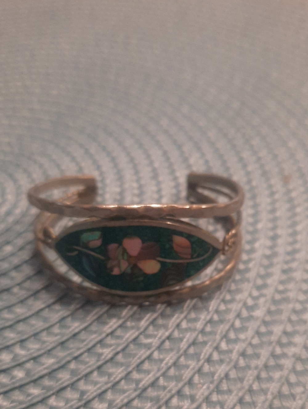 Alpacha Silver Childs Cuff Bracelet.